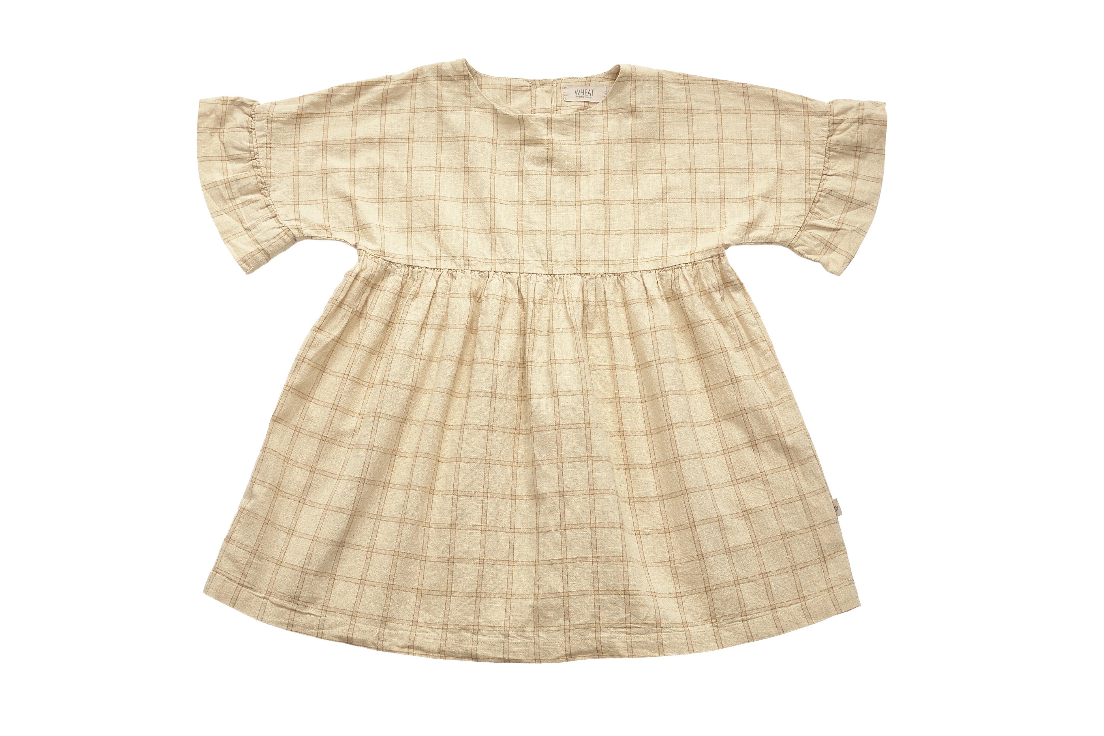 Wheat Harvest Square Gathered Dress