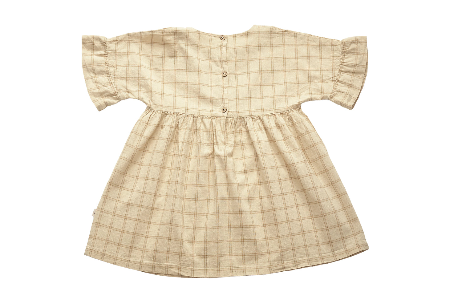 Wheat Harvest Square Gathered Dress