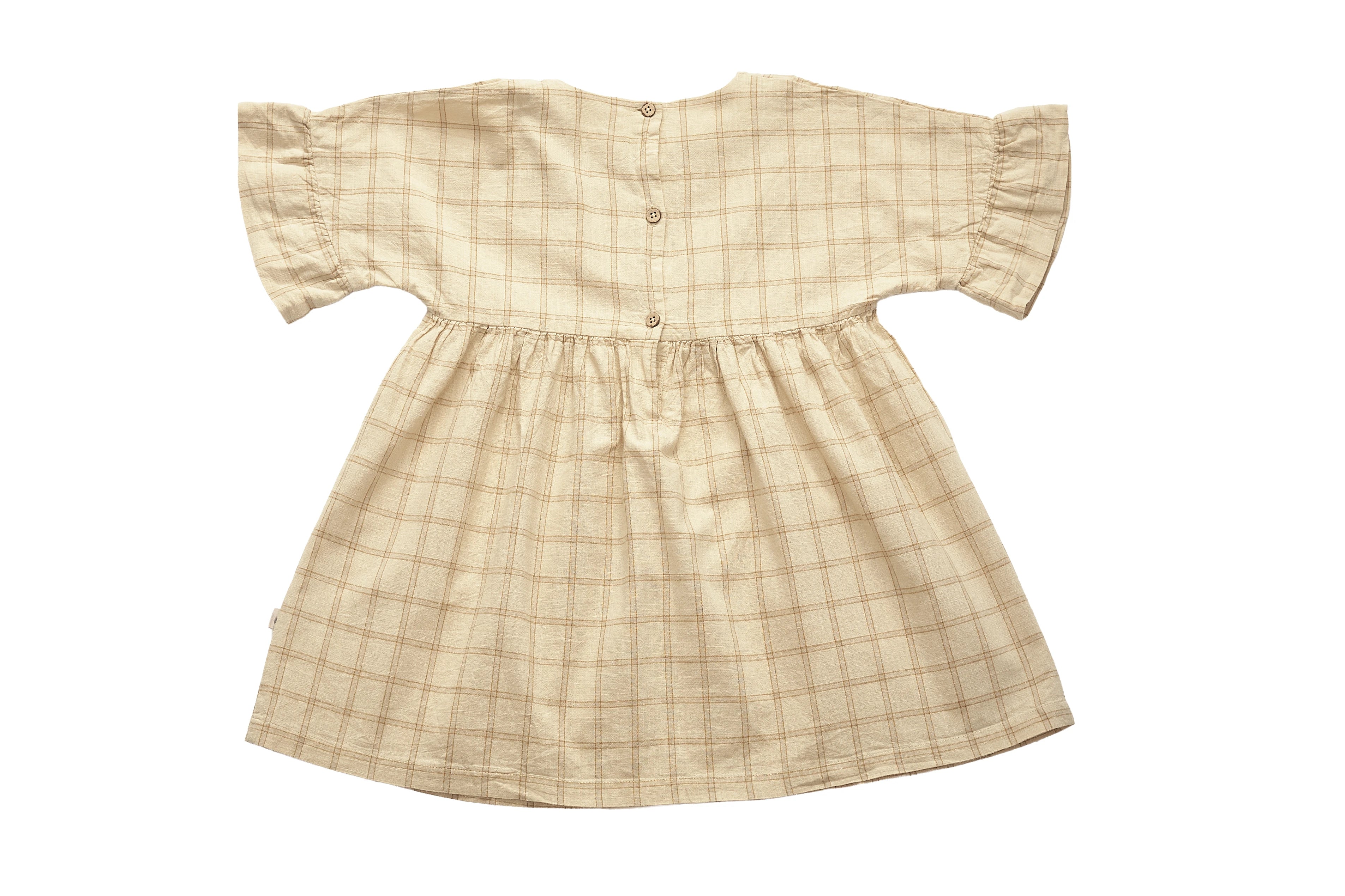 Wheat Harvest Square Gathered Dress