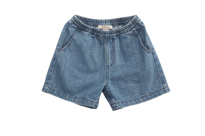 Konges Sløjd Summer Denim Shorts with Lemon Pocket
