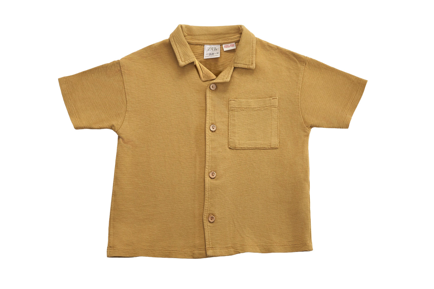 Zara Honey Short-Sleeve Shirt