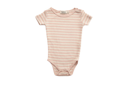 Mar Mar Copenhagen Blush Rib-Stripe Bodysuit