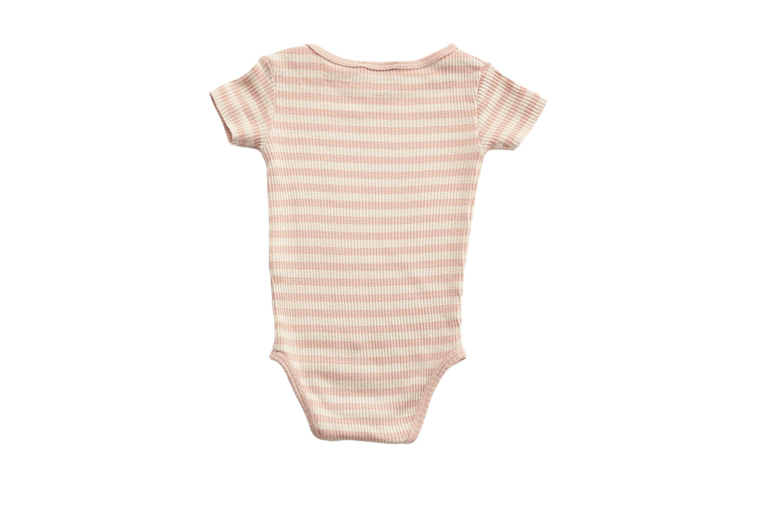 Mar Mar Copenhagen Blush Rib-Stripe Bodysuit