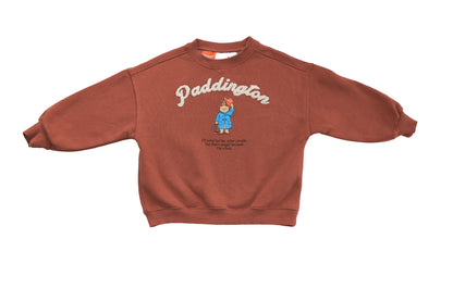 Zara Paddington Bear Sweatshirt in Terracotta