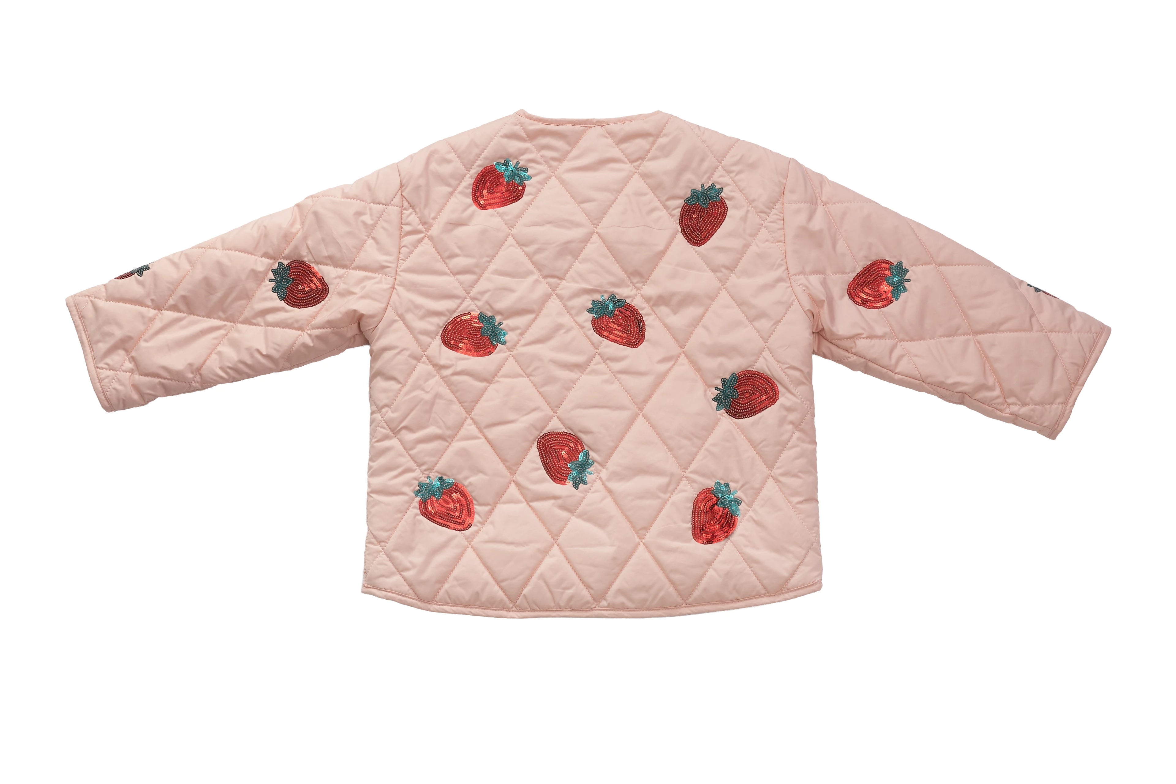 Konges Sløjd Flora Strawberry Quilted Jacket