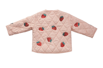 Konges Sløjd Flora Strawberry Quilted Jacket