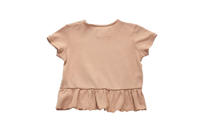 Konges Sløjd Ruffle Hem Ribbed Tee