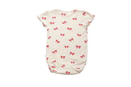 Konges Sløjd Bow Print Baby Bodysuit