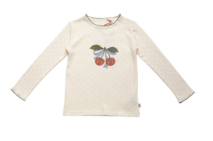 Konges Sløjd Happy Cherry LongSleeve Top, NEW with tag