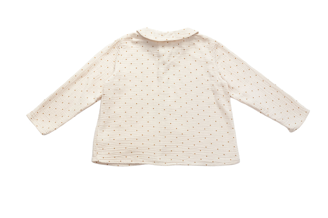 Konges Sløjd Caramel Dot Gauze Blouse