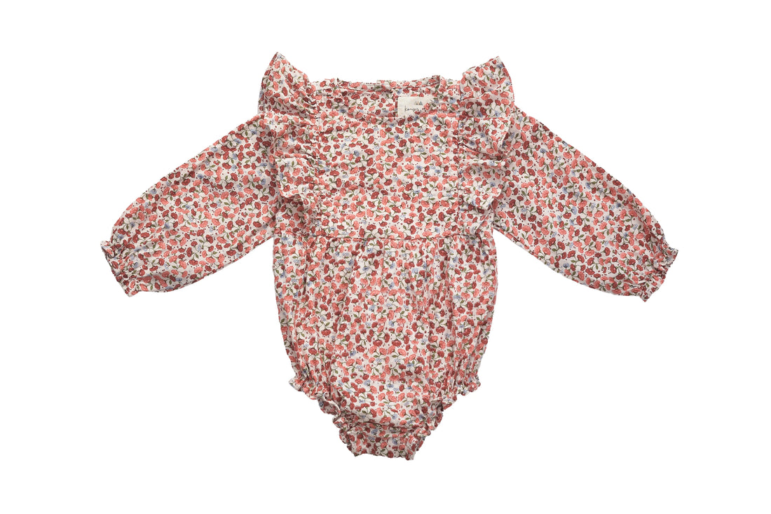 Konges Sløjd Flower Garden Long-Sleeve Bodysuit