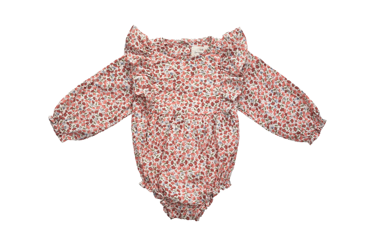 Konges Sløjd Flower Garden Long-Sleeve Bodysuit