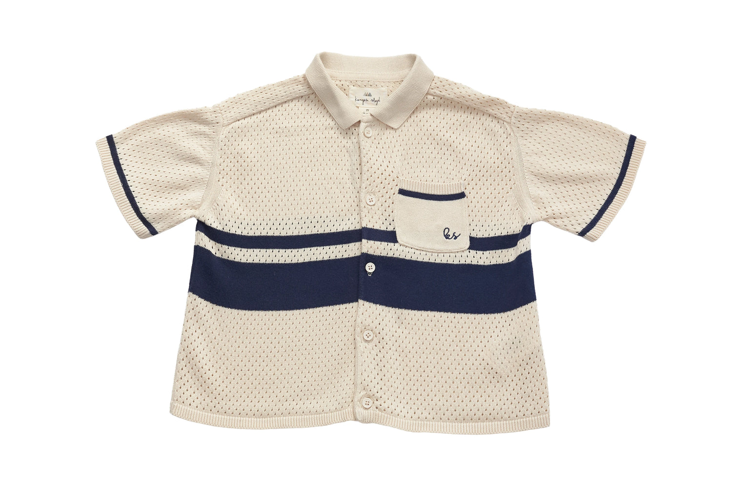 Konges Sløjd Sailor Stripe Knit Polo