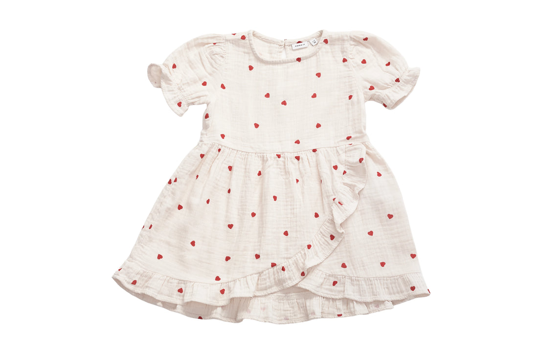Name It Heart Ruffle Twirl Dress