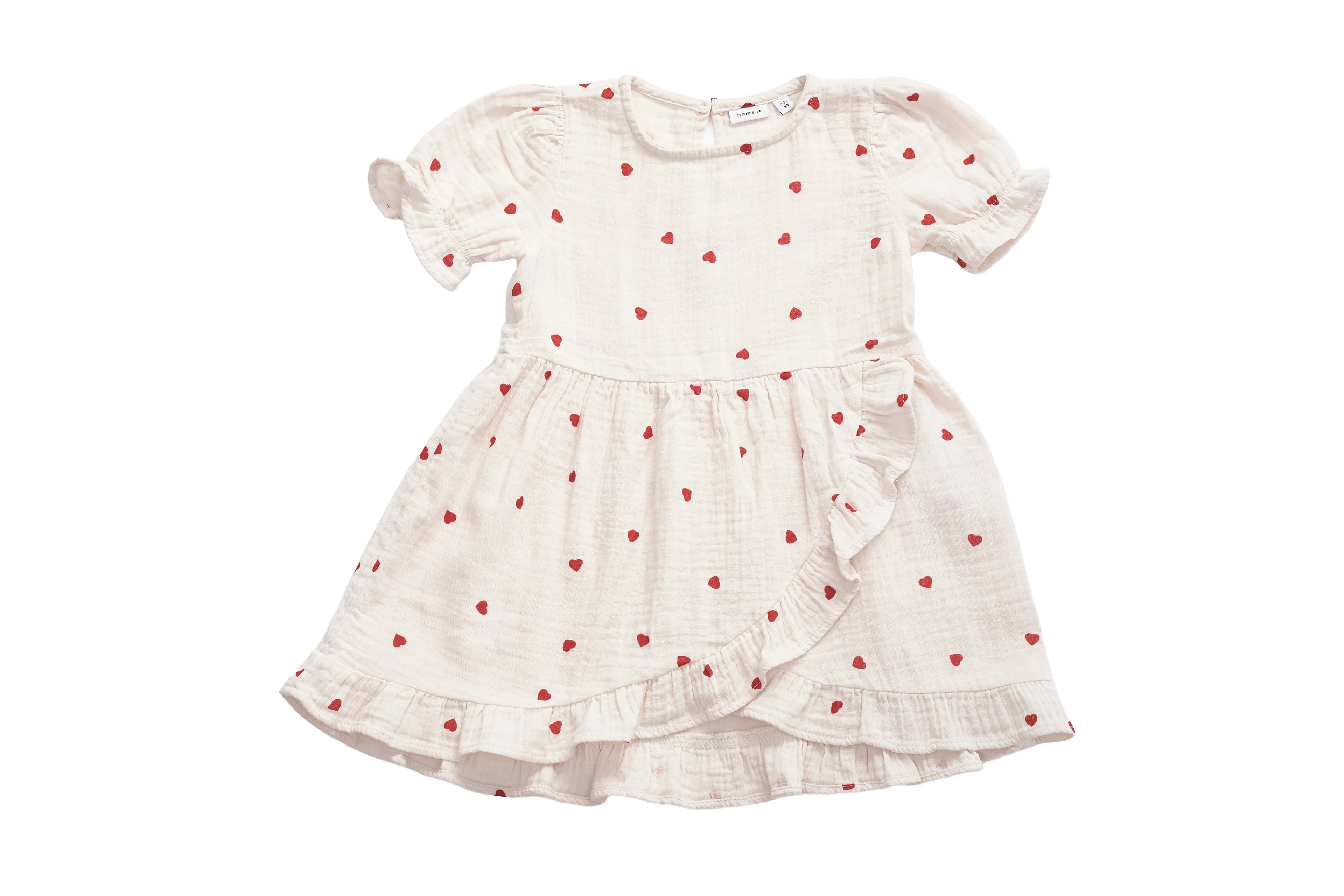 Name It Heart Ruffle Twirl Dress