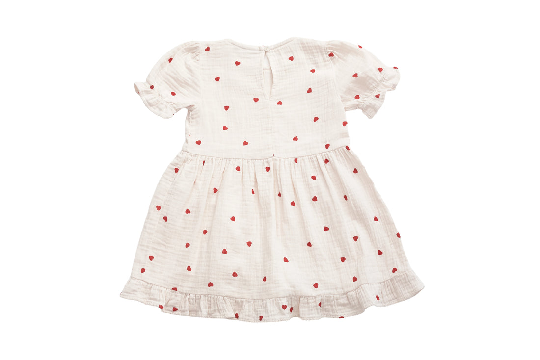 Name It Heart Ruffle Twirl Dress