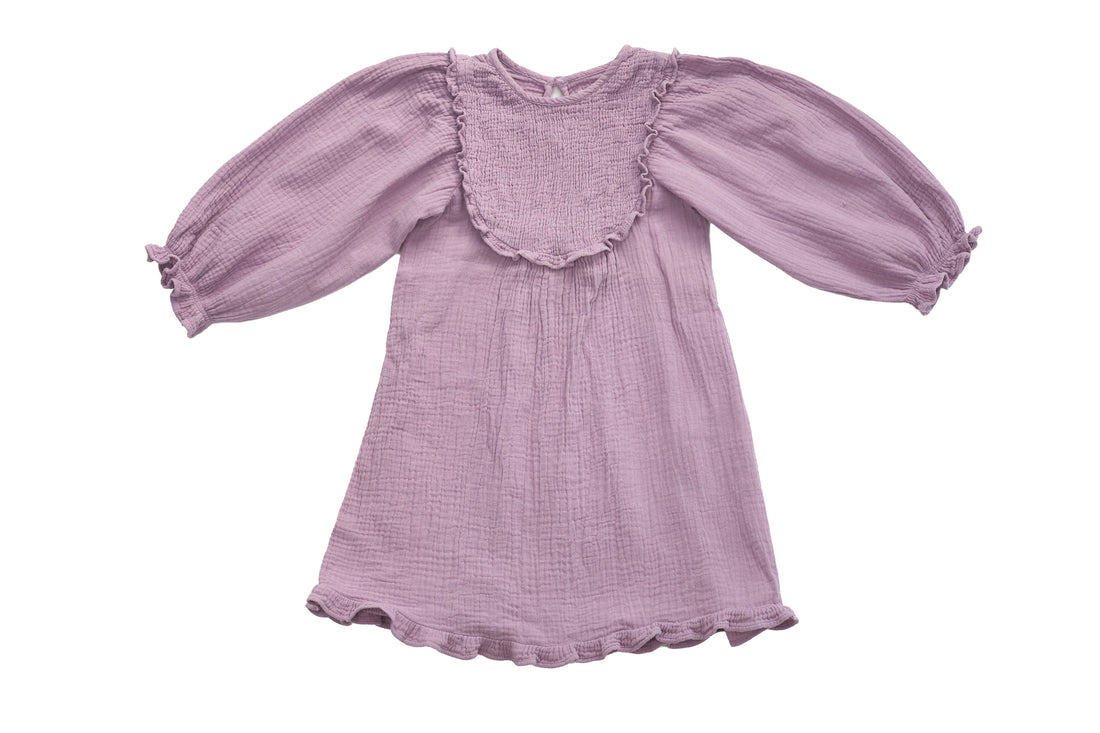 Zara Lilac Cloud Ruffle Dress