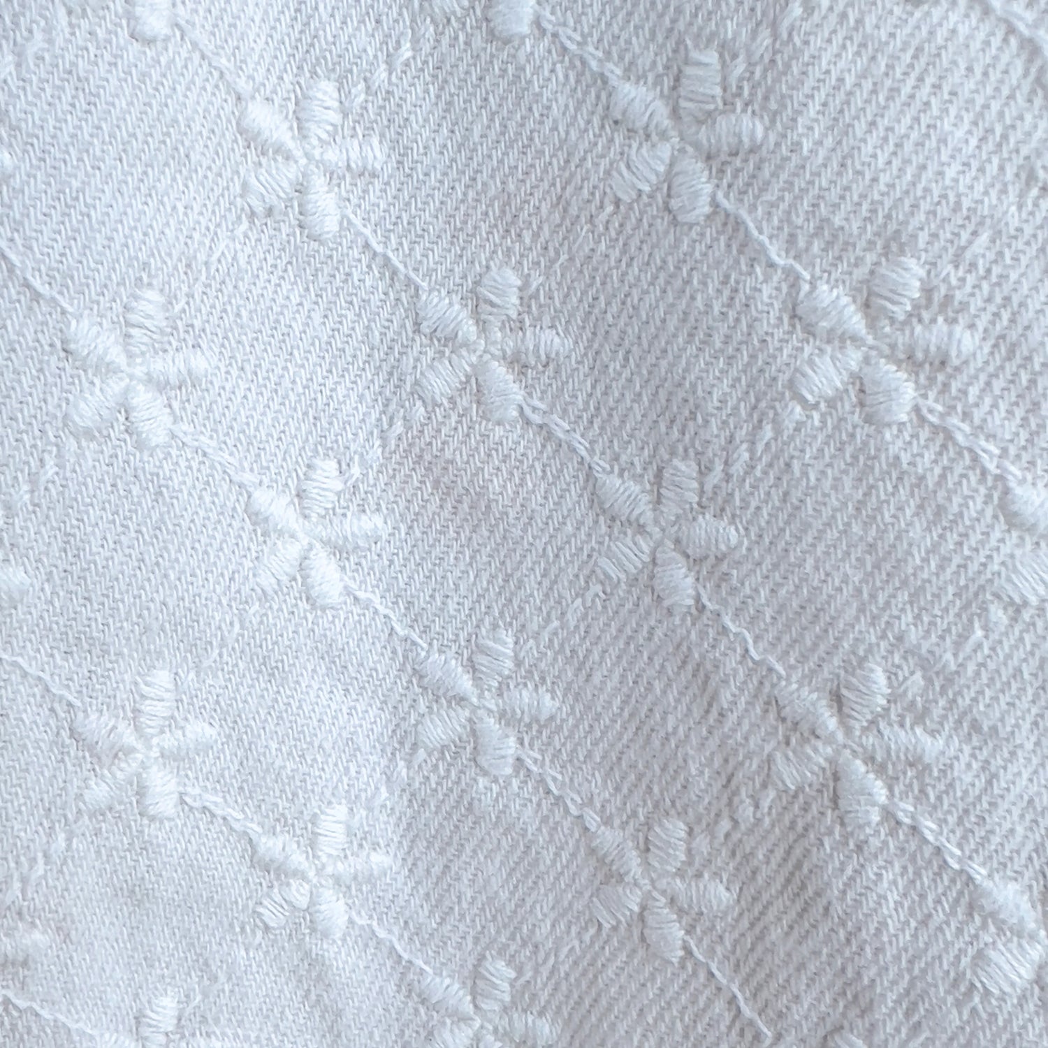 Zara Ivory Dream Denim Dress